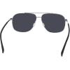Columbia mens Mist Trail Pilot Sunglasses(Shiny Gunmetal/Silver Mirror Lens)
