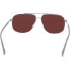 Columbia mens Mist Trail Pilot Sunglasses(Shiny Silver/Blue Revo Lens)