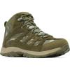 Columbia Men’s Crestwood Mid Waterproof Hiking Boots(Nori  Black)