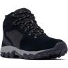 Columbia Men’s Discontinued Newton Ridge Plus II Suede Waterproof Hiking Boot(Black/Stratus)