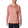 Dark Coral Heather/White Logo