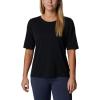 Columbia Women’s Anytime Knit Short Sleeve Tee(Black)