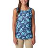 Columbia Women’s Columbia Women’s Chill River Tank Top, Moisture Wicking, Sun Protection(Aquamarine Areca)