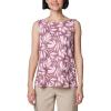 Columbia Women’s Columbia Women’s Chill River Tank Top, Moisture Wicking, Sun Protection(Fig Areca)