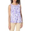 Columbia Women’s Columbia Women’s Chill River Tank Top, Moisture Wicking, Sun Protection(Frosted Purple/Pop Flora Tonal)