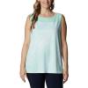 Columbia Women’s Columbia Women’s Chill River Tank Top, Moisture Wicking, Sun Protection(Mint Cay/Sunburst Print)