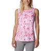 Columbia Women’s Columbia Women’s Chill River Tank Top, Moisture Wicking, Sun Protection(Wild Rose/Pop Flora Tonal)