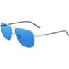 Shiny Silver/Blue Revo Lens