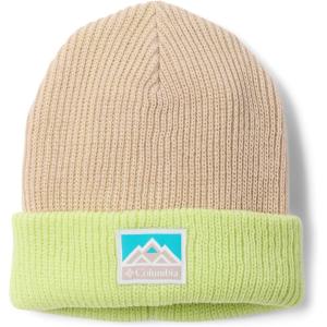Columbia Big Boys’ Youth Winter Worn Beanie(Dark Stone/Spring Yellow/Mountains)