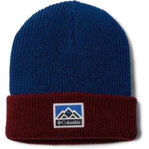 Columbia Big Boys’ Youth Winter Worn Beanie(Mountain Blue/Spice/Mountains)