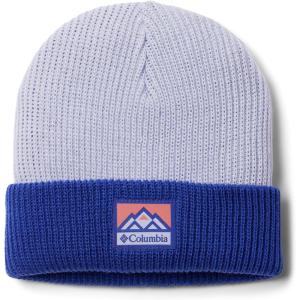 Columbia Big Boys’ Youth Winter Worn Beanie(Snowdrift/Clematis Blue/Mountains)