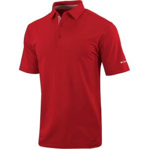 Columbia Golf Men’s Omni-Wick Even Lie Polo(Intense Red)