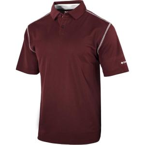Columbia Golf Men’s Omni-Wick High Stakes Polo(Deep Maroon)