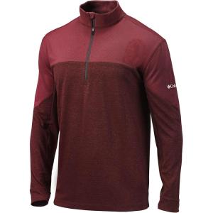 Columbia Golf Omni-Wick Home Course 1/4 Zip Pullover(Beet)