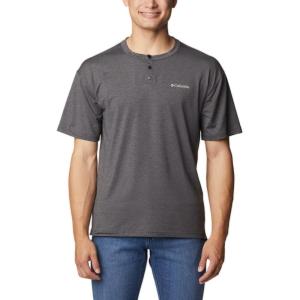 Columbia Mens Coral Ridge Performance Short SleeveHiking Shirt(Shark)