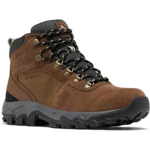 Columbia Men’s Discontinued Newton Ridge Plus II Suede Waterproof Hiking Boot(Dark Brown/Dark Grey)