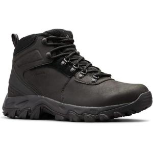 Columbia Men’s Discontinued Newton Ridge Plus II Waterproof Hiking Boot(Black/Black)