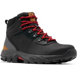 Columbia Men’s Discontinued Newton Ridge Plus II Waterproof Hiking Boot(Black/Shark)