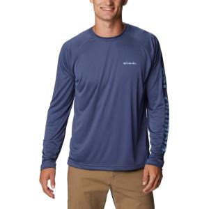 Columbia Mens Fork Stream™ Long Sleeve Shirt(Dark Mountain)
