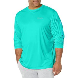 Columbia Mens Fork Stream™ Long Sleeve Shirt(Electric Turquoise)