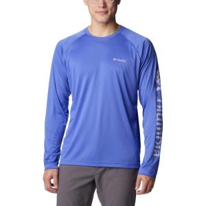 Columbia Mens Fork Stream™ Long Sleeve Shirt(Purple Lotus)
