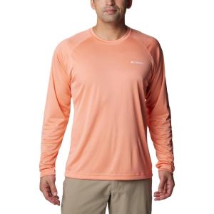 Columbia Mens Fork Stream™ Long Sleeve Shirt(Summer Peach)