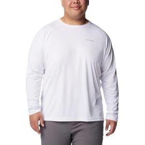Columbia Mens Fork Stream™ Long Sleeve Shirt(White)