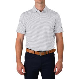 Columbia Men’s Golf Club Invite Polo Omni Wick Lightweight Short Sleeve Shirt(Cool Grey)