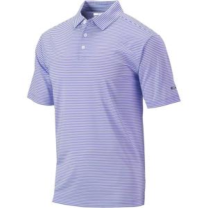 Columbia Men’s Golf Club Invite Polo Omni Wick Lightweight Short Sleeve Shirt(Frosted Purple)