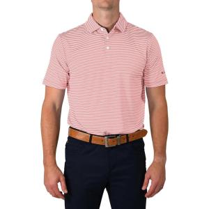 Columbia Men’s Golf Club Invite Polo Omni Wick Lightweight Short Sleeve Shirt(Sorbet)