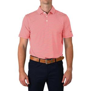 Columbia Men’s Golf Club Invite Polo Omni Wick Lightweight Short Sleeve Shirt(State Orange)