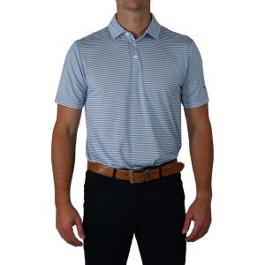 Columbia Men’s Golf Club Invite Polo Omni Wick Lightweight Short Sleeve Shirt(White Cap)