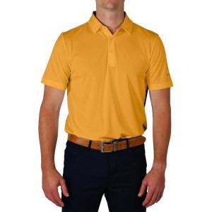 Columbia Men’s Golf Drive Polo Shirt Omni Wick Performance Breathable Short Sleeve(Aztec Gold)