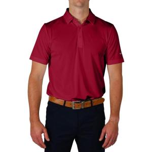 Columbia Men’s Golf Drive Polo Shirt Omni Wick Performance Breathable Short Sleeve(Garnet)