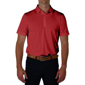 Columbia Men’s Golf Drive Polo Shirt Omni Wick Performance Breathable Short Sleeve(Intense Red)