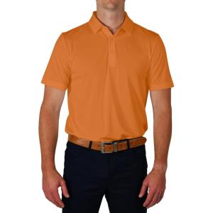 Columbia Men’s Golf Drive Polo Shirt Omni Wick Performance Breathable Short Sleeve(Mango)
