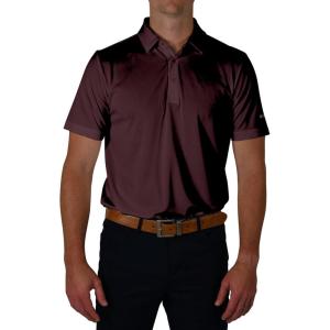 Columbia Men’s Golf Drive Polo Shirt Omni Wick Performance Breathable Short Sleeve(Maroon)