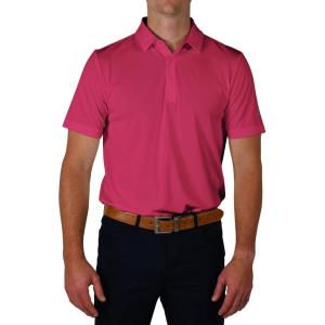Columbia Men’s Golf Drive Polo Shirt Omni Wick Performance Breathable Short Sleeve(Pink Ice)