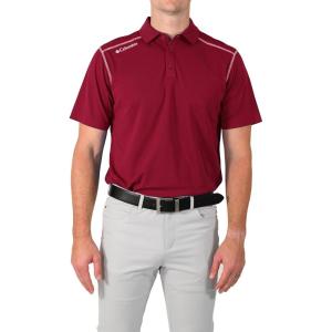 Columbia Men’s Golf Shotgun Polo Omni Wick Performance Breathable Short Sleeve(Beet)