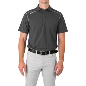 Columbia Men’s Golf Shotgun Polo Omni Wick Performance Breathable Short Sleeve(Forged Iron)