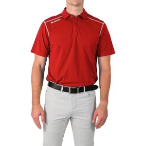 Columbia Men’s Golf Shotgun Polo Omni Wick Performance Breathable Short Sleeve(Intense Red)