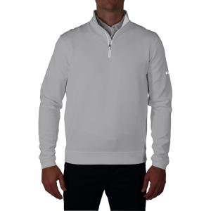 Columbia Men’s Golf Wickhams Hills Quarter Zip OMNI WICK Pullover(Cool Grey)
