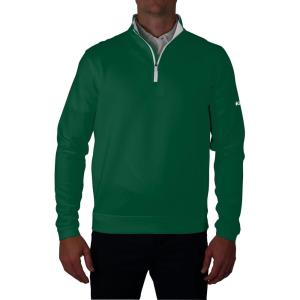 Columbia Men’s Golf Wickhams Hills Quarter Zip OMNI WICK Pullover(Forest)