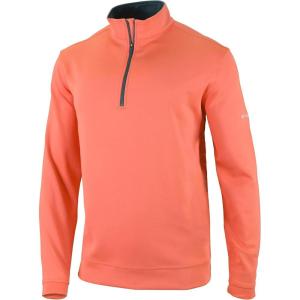 Columbia Men’s Golf Wickhams Hills Quarter Zip OMNI WICK Pullover(Lychee)