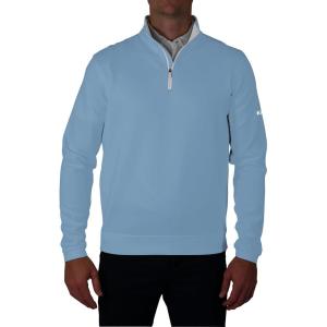 Columbia Men’s Golf Wickhams Hills Quarter Zip OMNI WICK Pullover(White Cap)