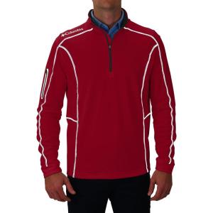 Columbia Men’s OMNI WICK Shotgun 1/4 Zip Pullover Breathable Long Sleeve(Beet)