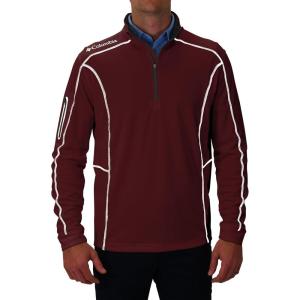 Columbia Men’s OMNI WICK Shotgun 1/4 Zip Pullover Breathable Long Sleeve(Deep Maroon)