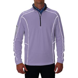 Columbia Men’s OMNI WICK Shotgun 1/4 Zip Pullover Breathable Long Sleeve(Frosted Purple)