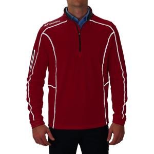 Columbia Men’s OMNI WICK Shotgun 1/4 Zip Pullover Breathable Long Sleeve(Garnet)