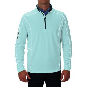 Columbia Men’s OMNI WICK Shotgun 1/4 Zip Pullover Breathable Long Sleeve(Gulf Stream)